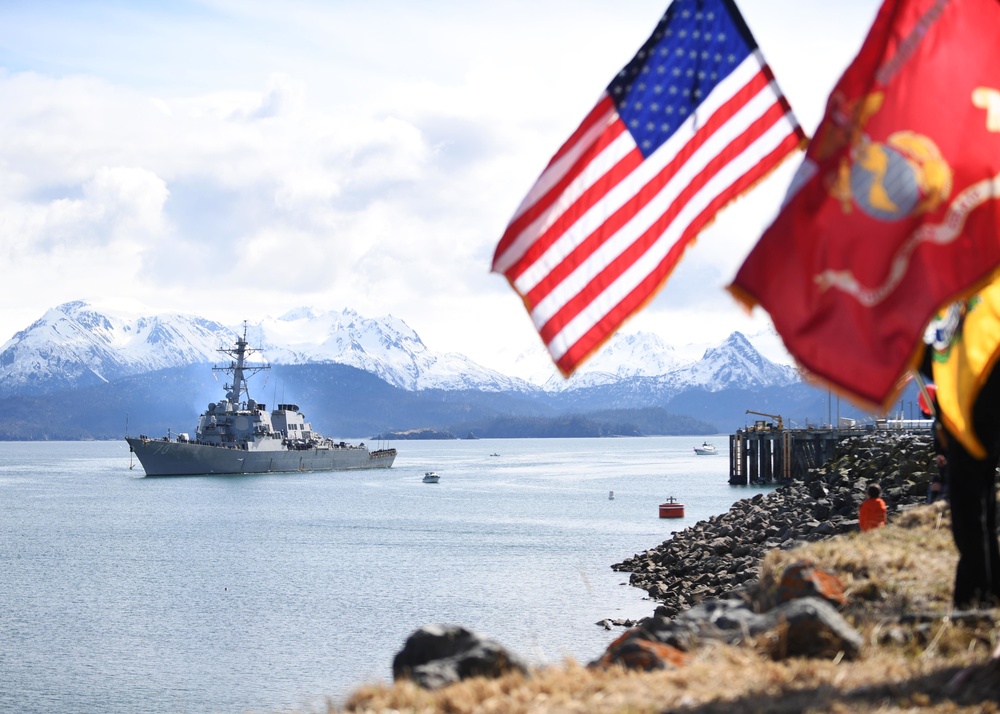 USS Hopper Visits Homer, Alaska