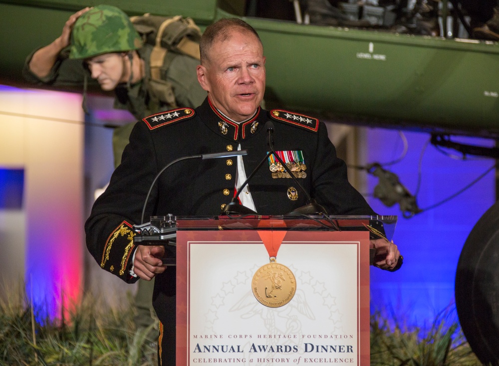 CMC Attends Marine Corps Heritage Foundation Awards Dinner