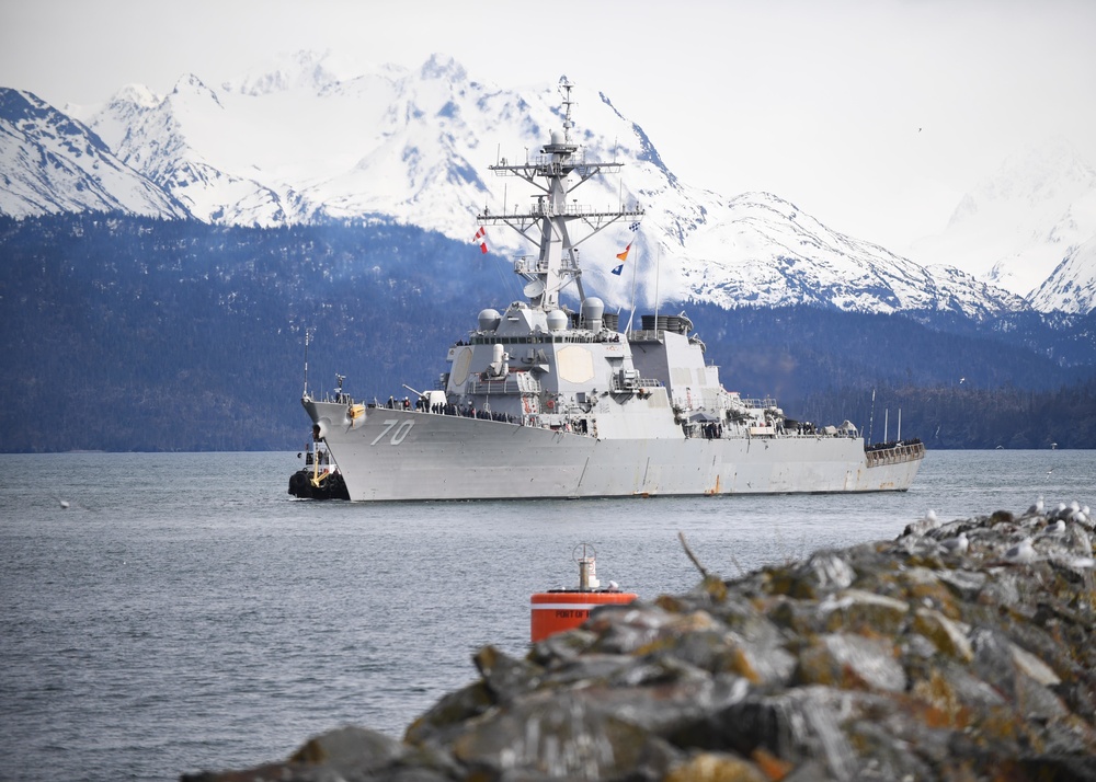 USS Hopper Visits Homer, Alaska