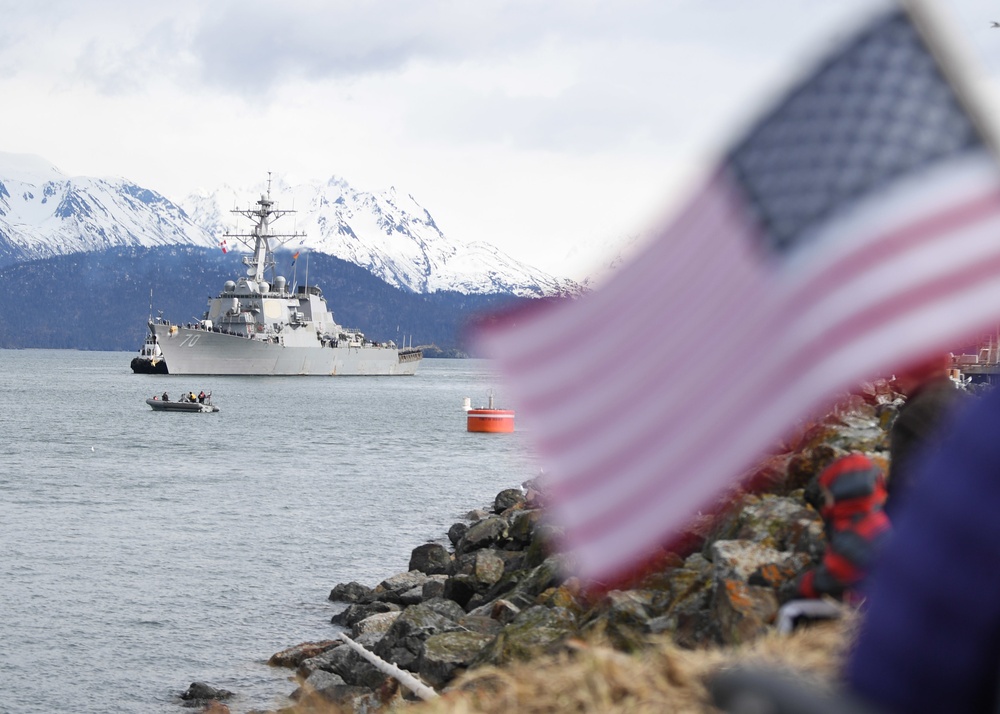 USS Hopper Visits Homer, Alaska