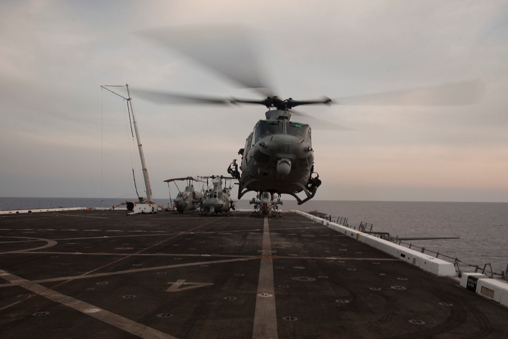 Evening flight ops