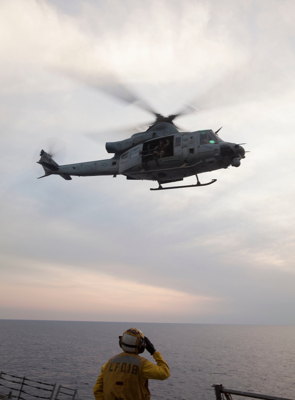 Evening flight ops