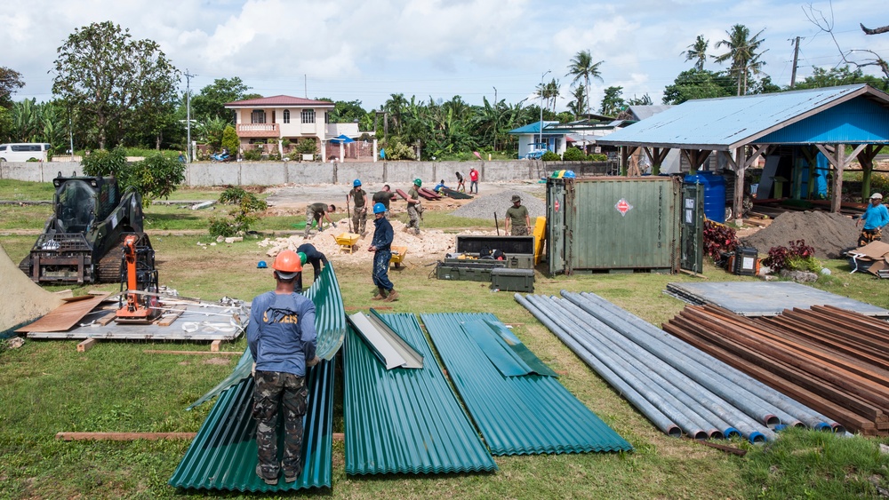 Groundbreaking at Surok Elementary School during Balikatan