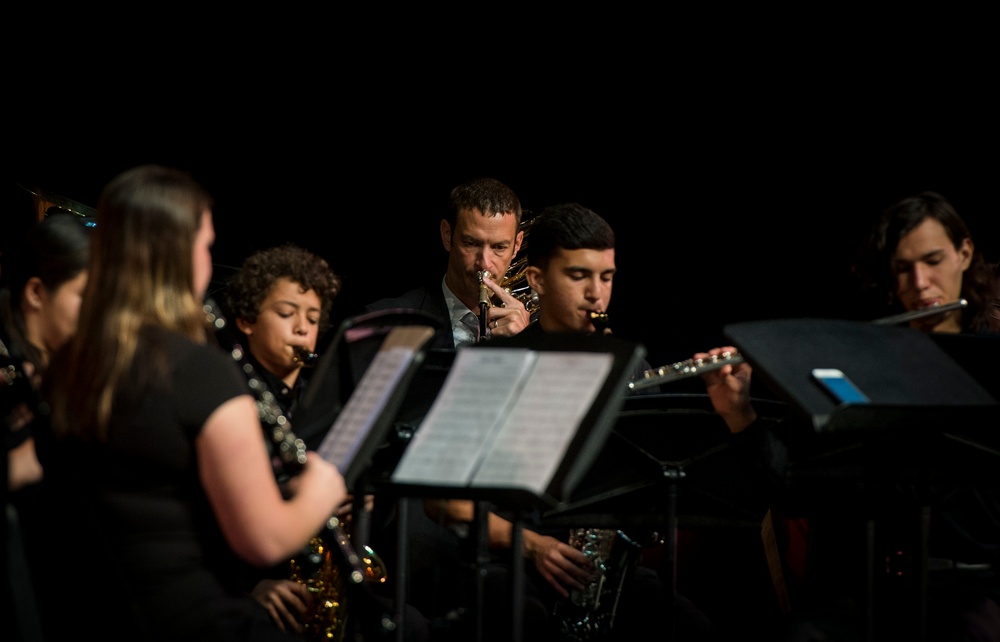 AFCENT band rocks out with community partners in Doha