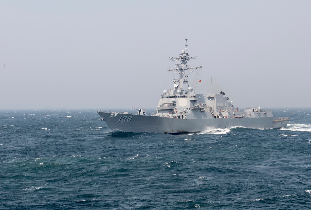 USS Lake Champlain (CG 57) Replenishment-at-Sea