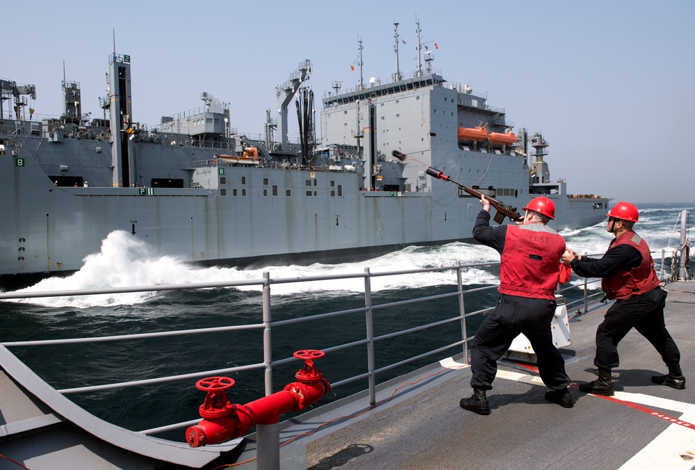 USS Lake Champlain (CG 57) Replenishment-at-Sea