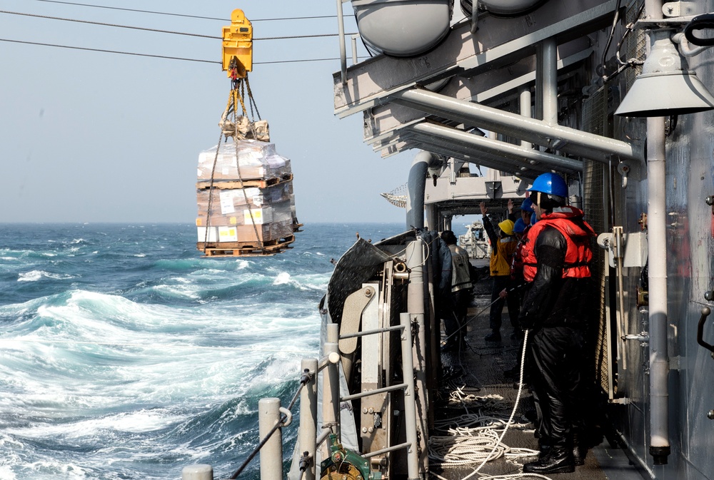 USS Lake Champlain (CG 57) Replenishment-at-Sea