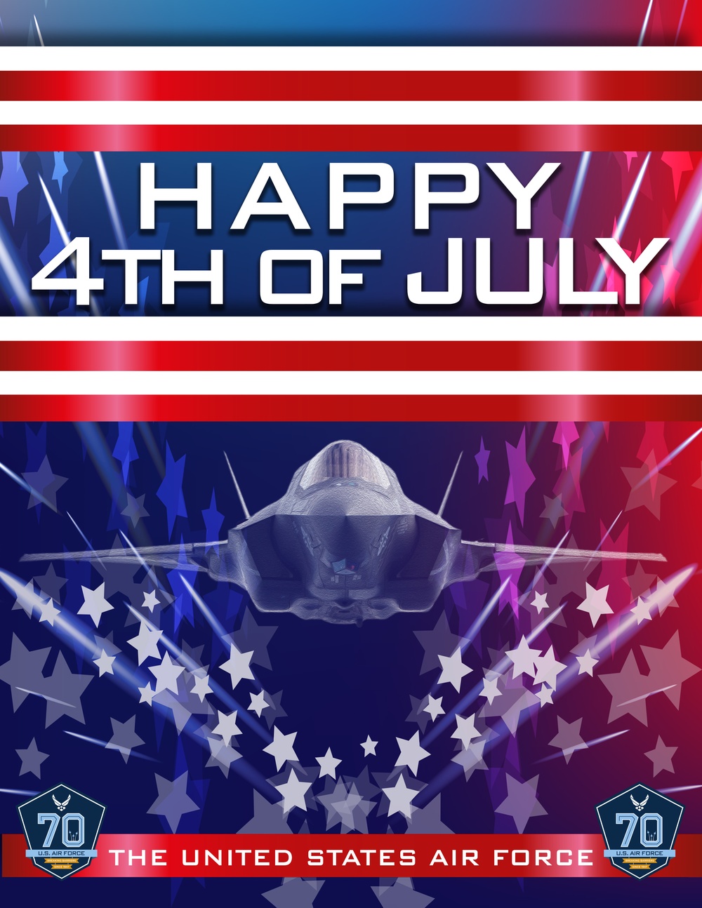 Happy 4th of July AF Poster
