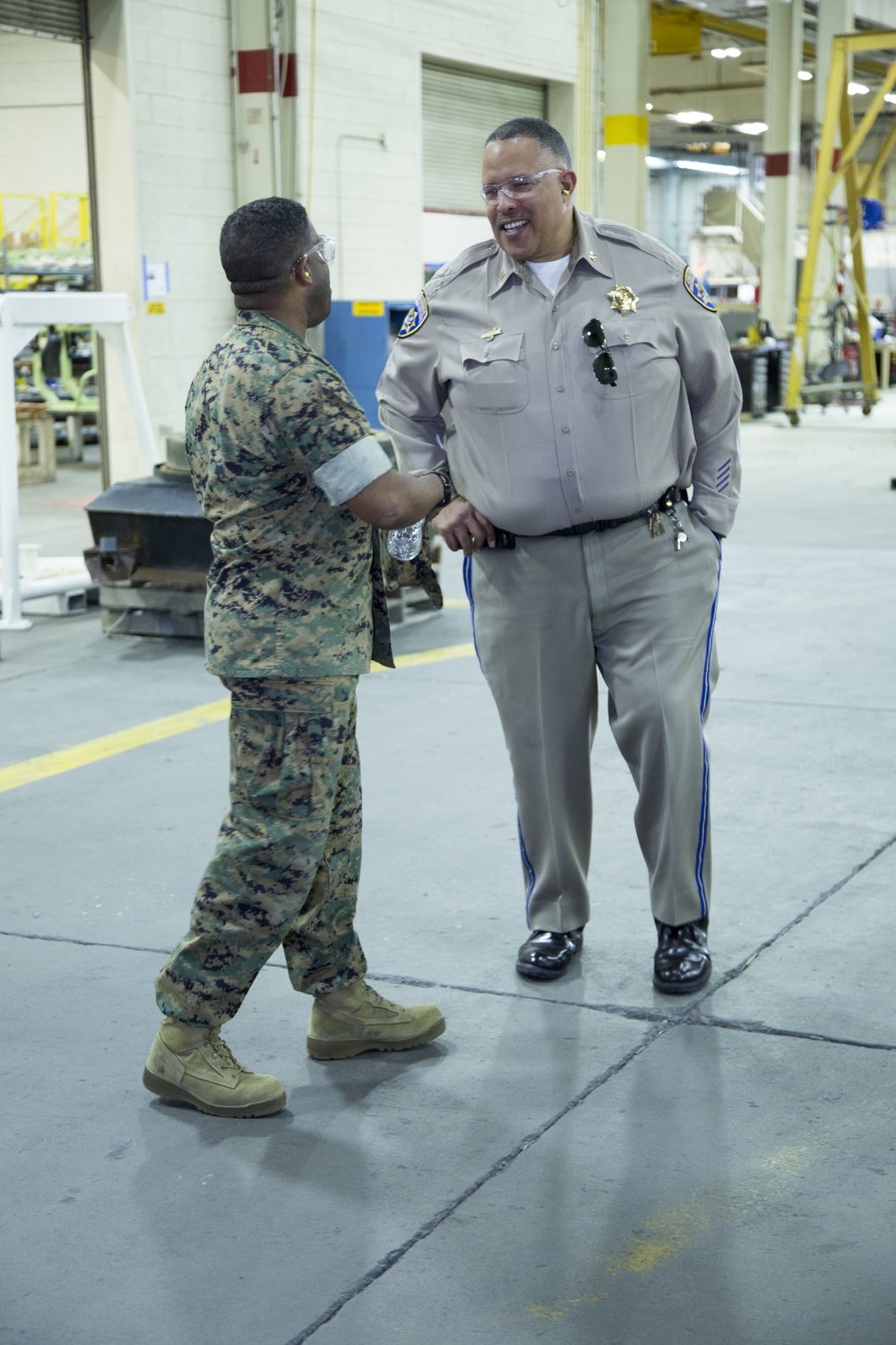 CHP command tours MCLB Barstow