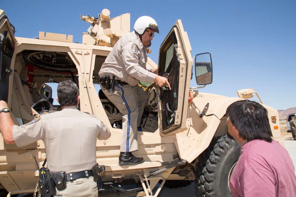 CHPO command tours MCLB Barstow