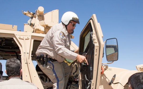 CHPO command tours MCLB Barstow