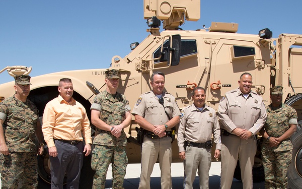 CHP command tours MCLB Barstow