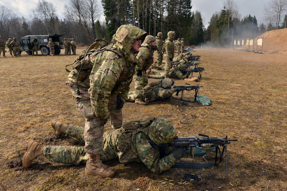 U.S. Soldiers Train in Estonia