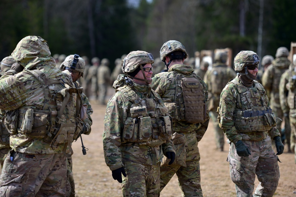 U.S. Soldiers Train in Estonia