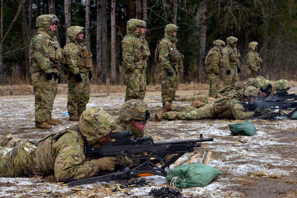 U.S. Soldiers Train in Estonia