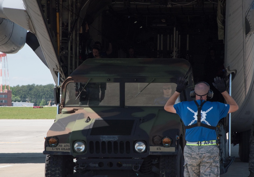 Aerial porters compete in AFRC Port Dawg Challenge