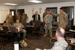 The Adjutant General of the Utah Army National Guard shows support for Cyber Shield 17