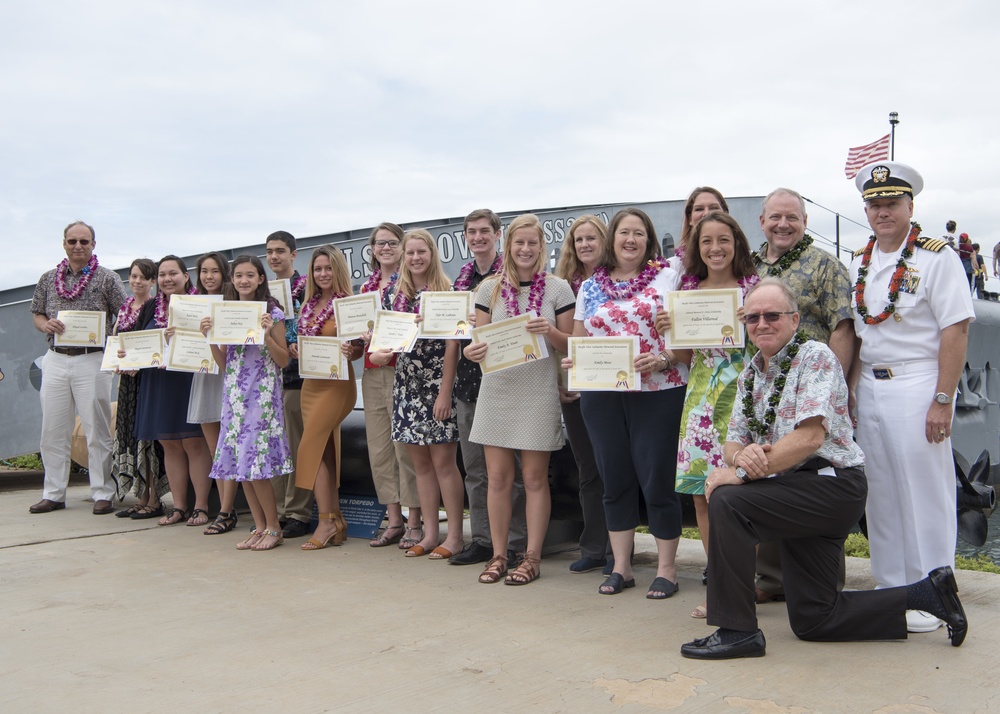 Pacific Fleet Submarine Memorial Association Awards 2017 USS Bowfin Memorial Scholarships