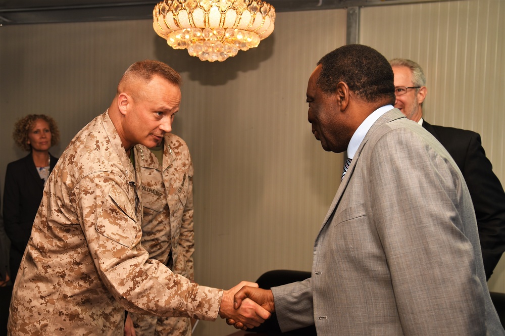 CJTF-HOA commander, SRCC for Somalia meet to examine partnership mission