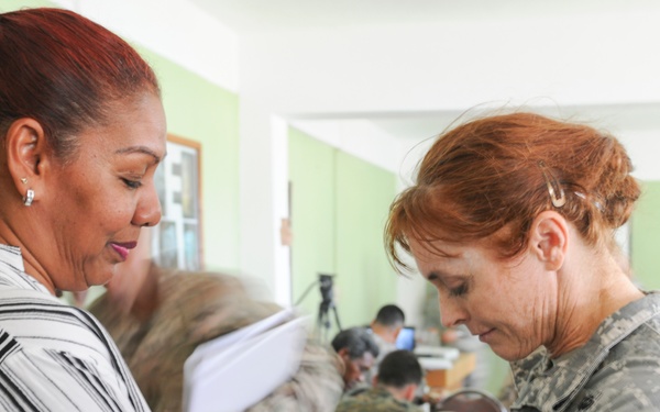 Beyond the Horizon 2017 planners meet with civic partners regarding upcoming medical event in San Ignacio