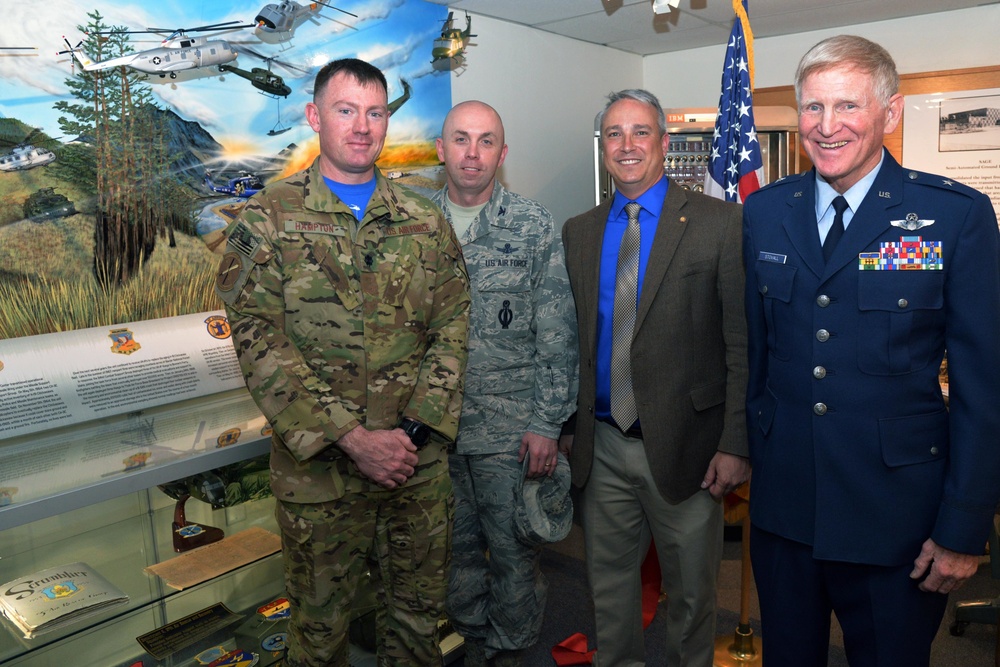 MAFB museum dedicates 40th Helicopter Squadron display