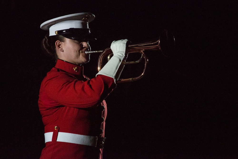 Marine Barracks Washington Evening Parade Dress Rehearsal April 26, 2017