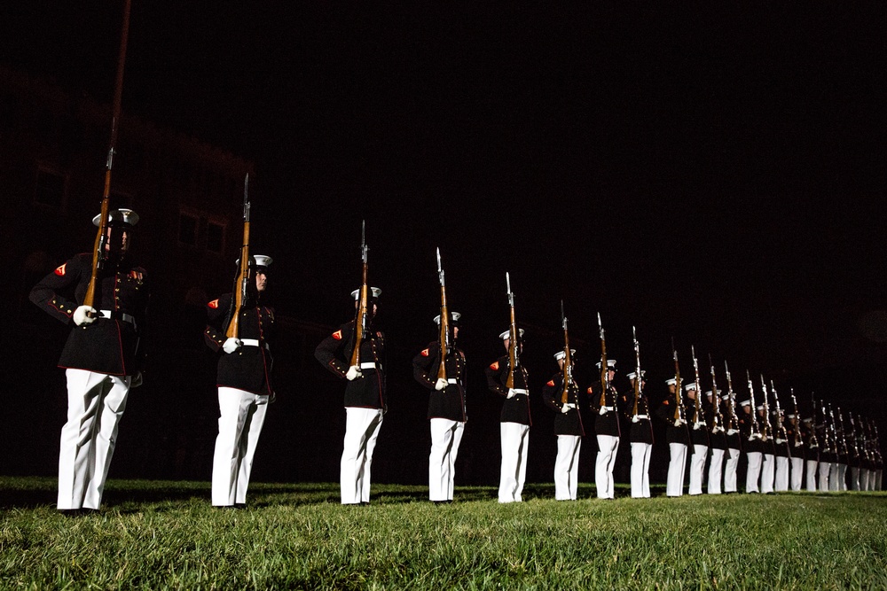 Marine Barracks Washington Evening Parade Dress Rehearsal April 26, 2017