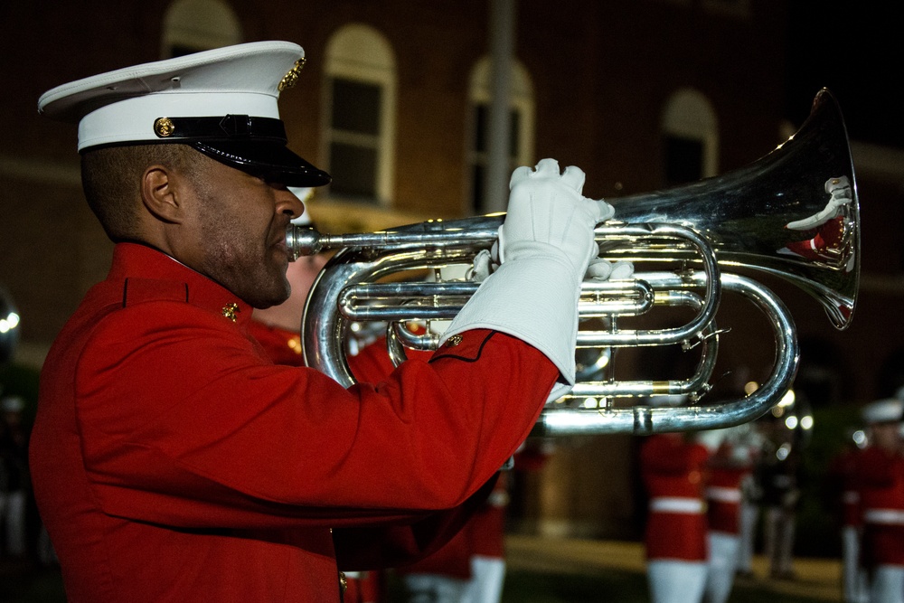 Marine Barracks Washington Evening Parade Dress Rehearsal April 26, 2017