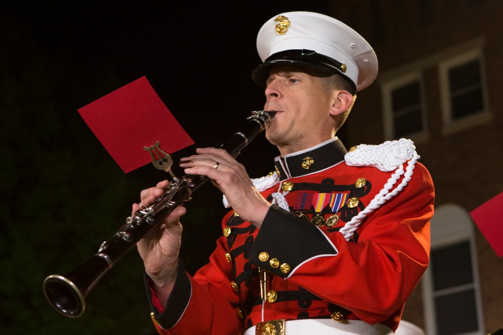 Marine Barracks Washington Evening Parade Dress Rehearsal April 26, 2017