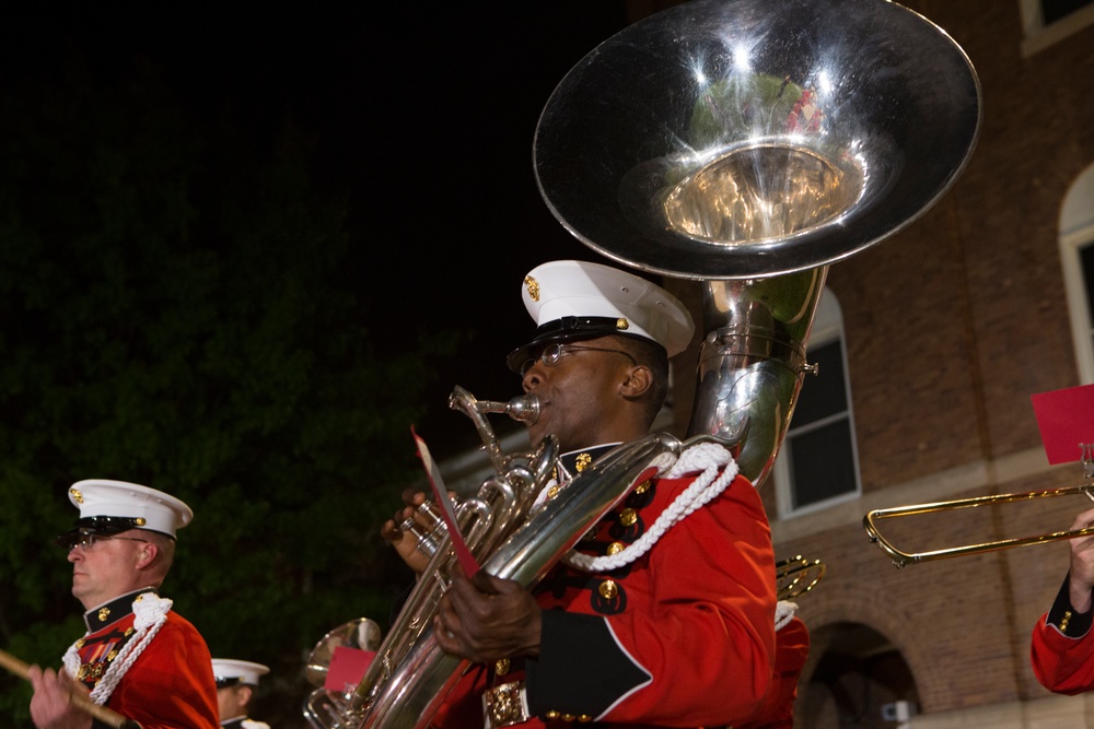 Marine Barracks Washington Evening Parade Dress Rehearsal April 26, 2017