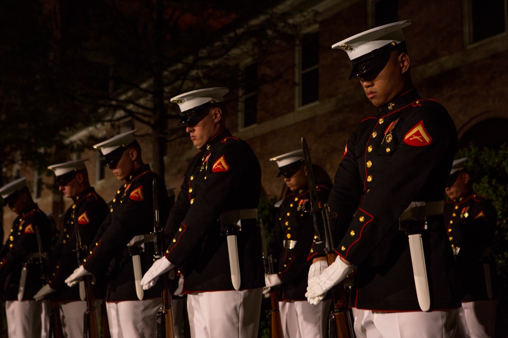 Marine Barracks Washington Evening Parade Dress Rehearsal April 26, 2017