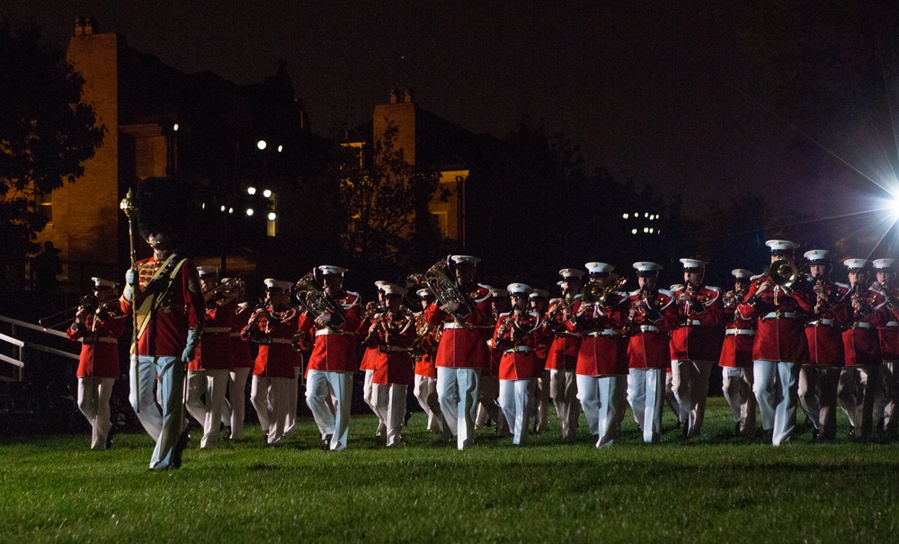 Marine Barracks Washington Evening Parade Dress Rehearsal April 26, 2017