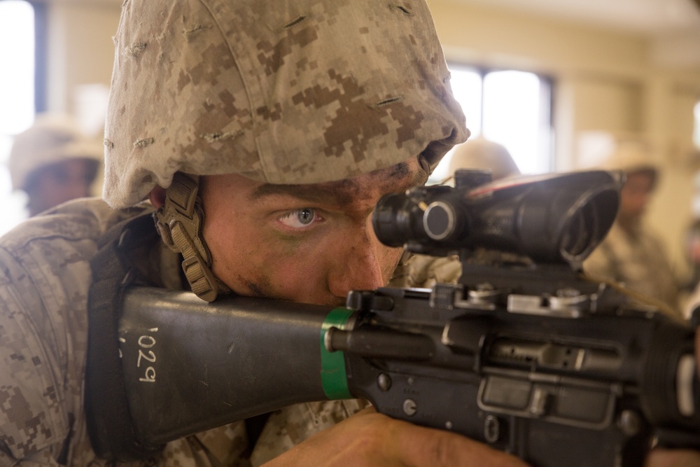 DVIDS Images Marine recruits learn combat shooting fundamentals on