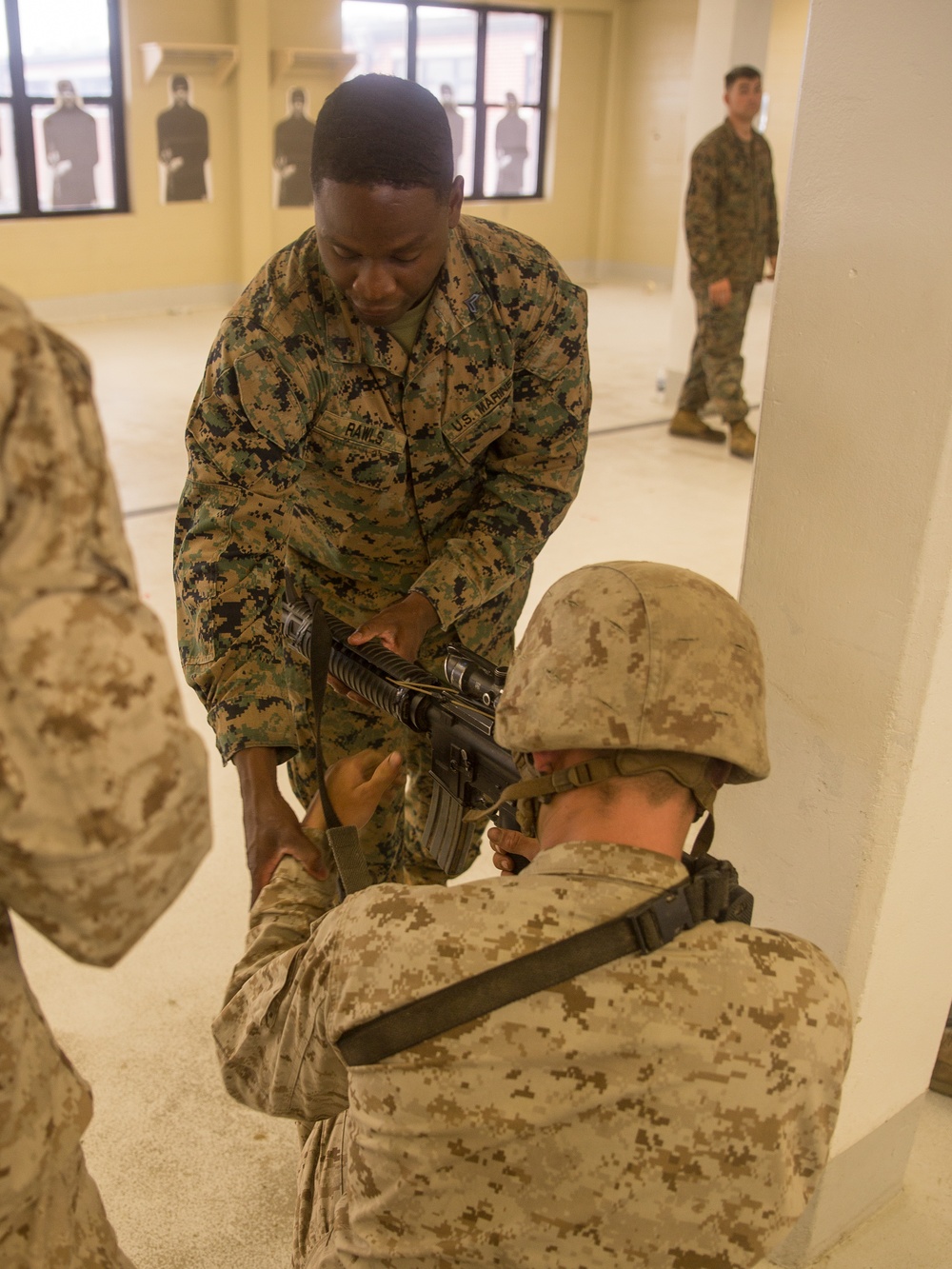 DVIDS Images Marine recruits learn combat shooting fundamentals on