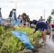 Military and Local Community Join Together to Clean Aiea Bike Path