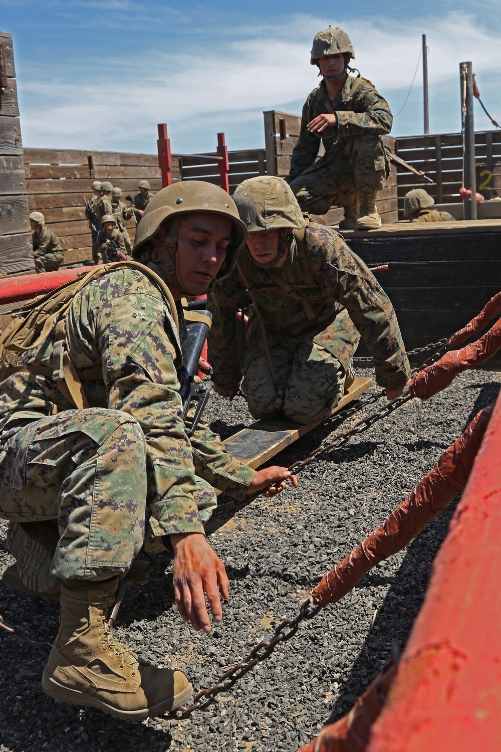 Officer Candidates prepare for OCS
