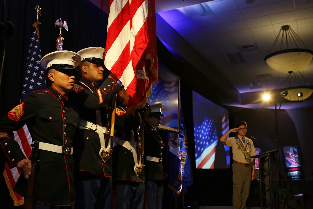 Orange County Marines recognize Eagle Scouts
