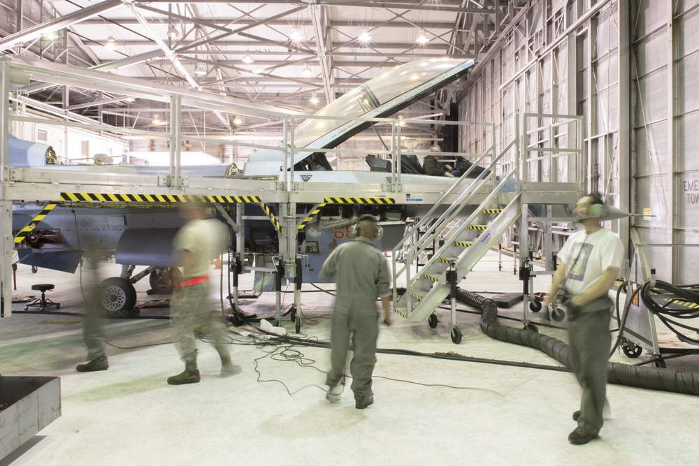 354th MXS in high-ops during NE17
