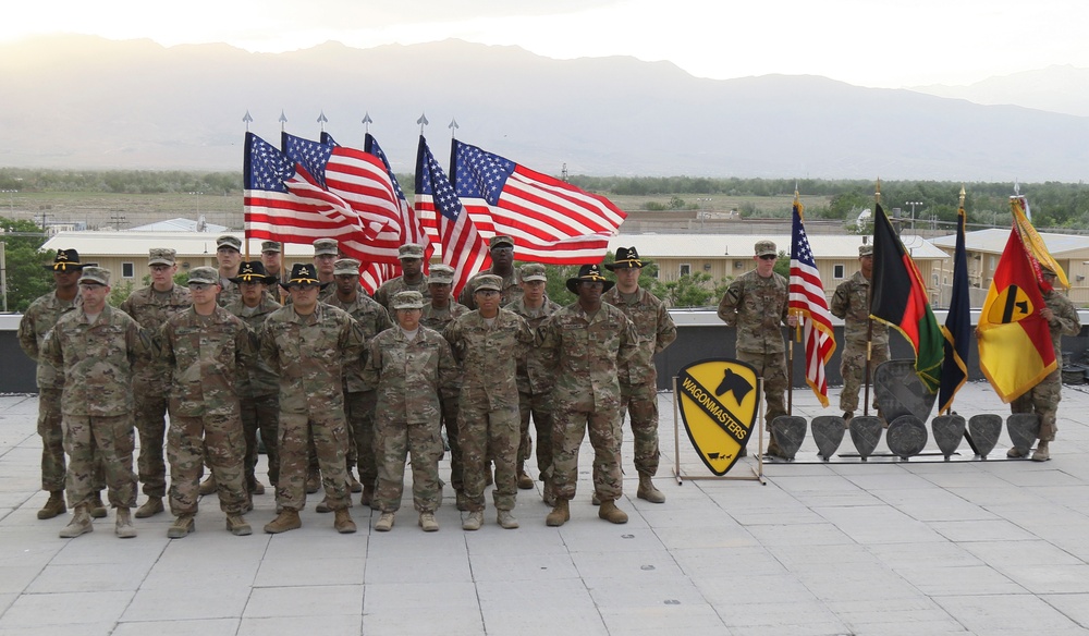1st Cavalry Division Sustainment Brigade host mass reenlistment ceremony