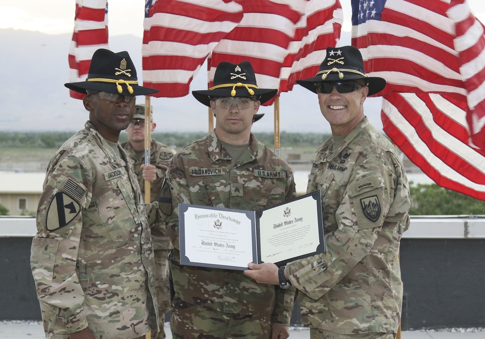 1st Cavalry Division Sustainment Brigade host mass Reenlistment Ceremony