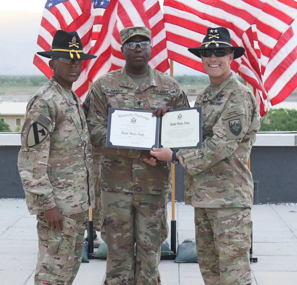 1st Cavalry Division Sustainment Brigade host mass Reenlistment Ceremony