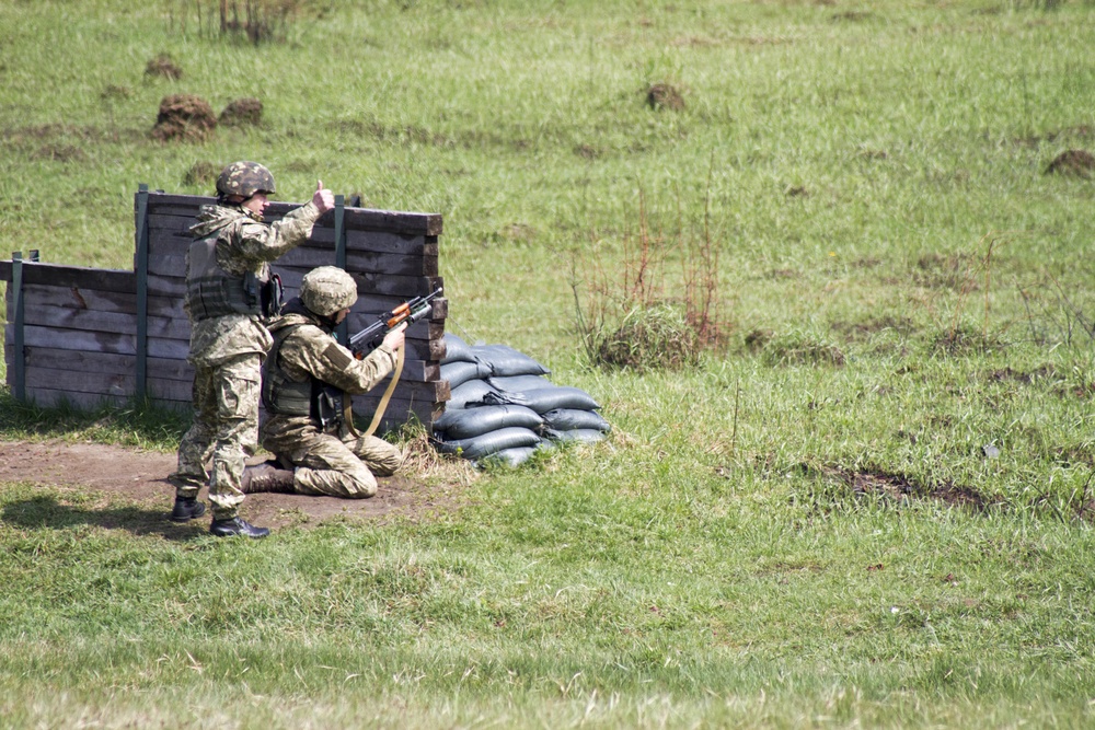 Ukrainian GP-25 Grenade Launcher Training