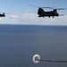 CH-47 Chinooks conduct refueling operations with SOF aviators
