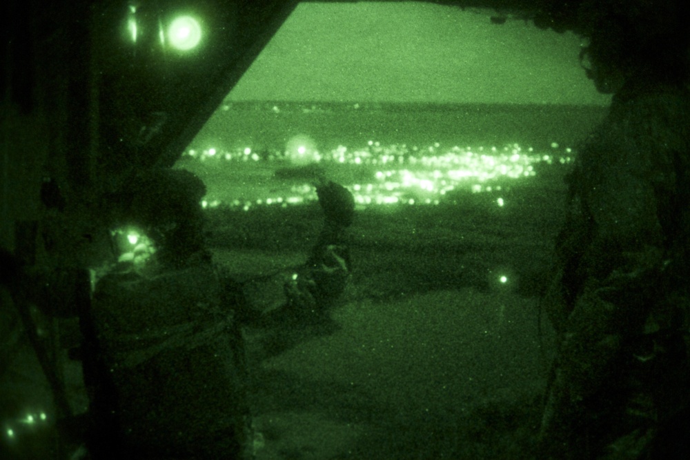SOF Forces prepare for airborne night operations in Sweden