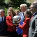 Trump presents CINC Trophy to USAFA