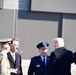 118th Wing Commander greets President Donald Trump