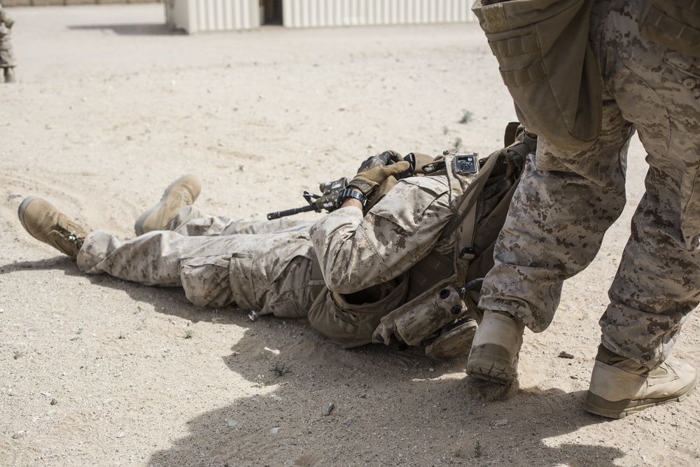 U.S. Marines with 2nd Battalion, 6th Marine Regiment conduct Stability Operations for TalonEx/WTI 2-17