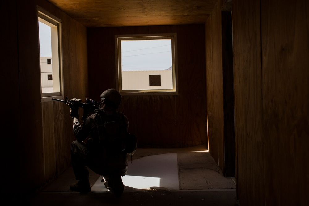 U.S. Marines with 2nd Battalion, 6th Marine Regiment conduct Stability Operations for TalonEx/WTI 2-17