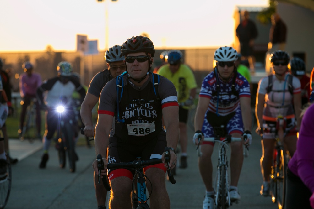 Riders cross Joshua Tree National Park in Park to Park Ride