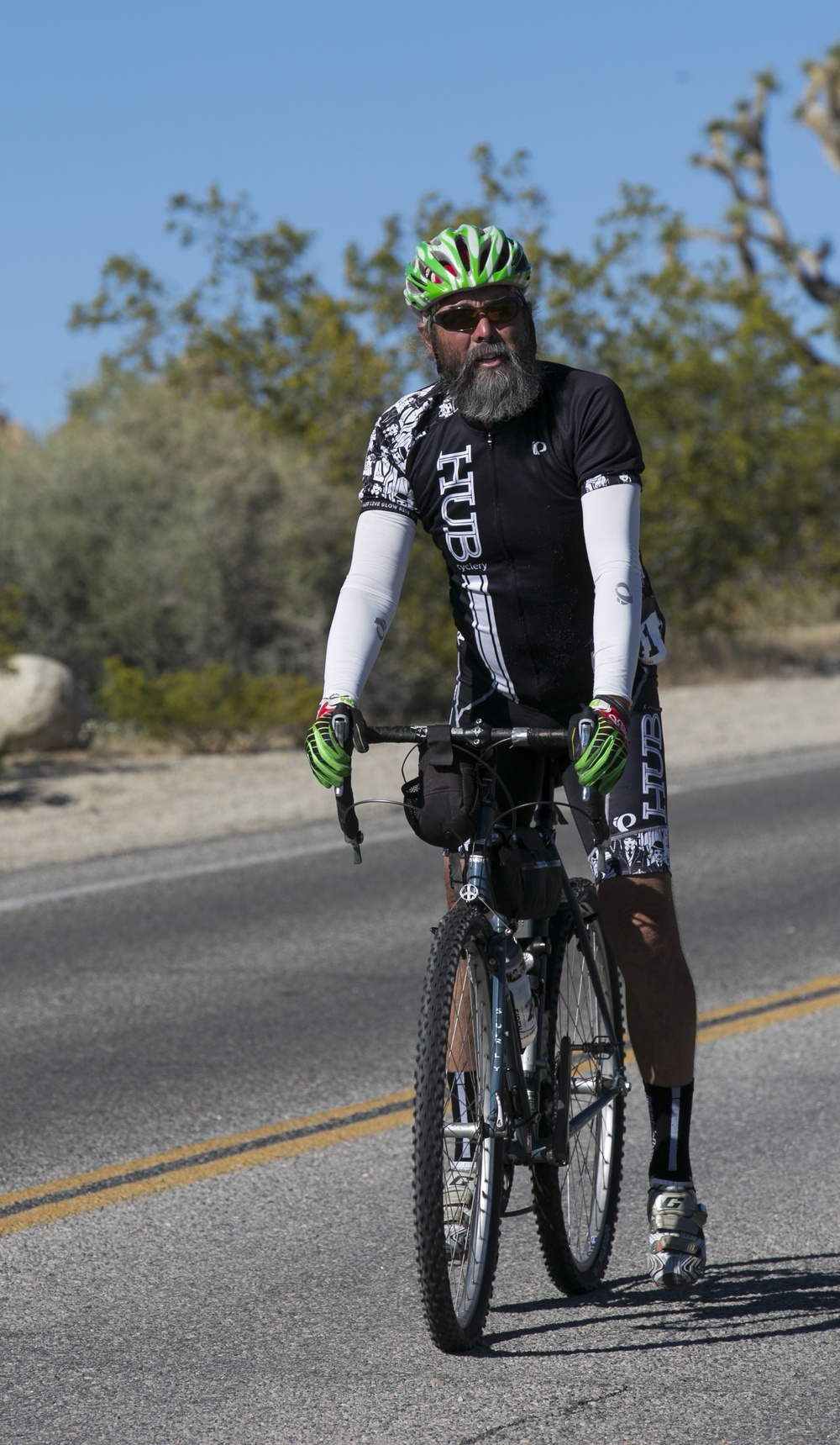 Riders cross Joshua Tree National Park in Park to Park Ride